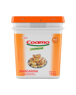 MARGARINA COAMO 80% LIPÍDIO COM SAL 15KG